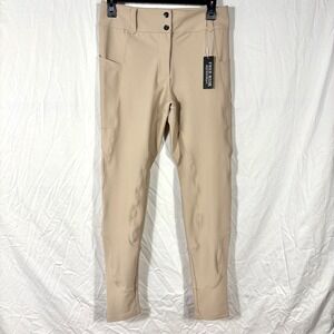 NWT Women's Free Ride Equestrian Zip Full Seat Breeches Pockets Belt Loops Large